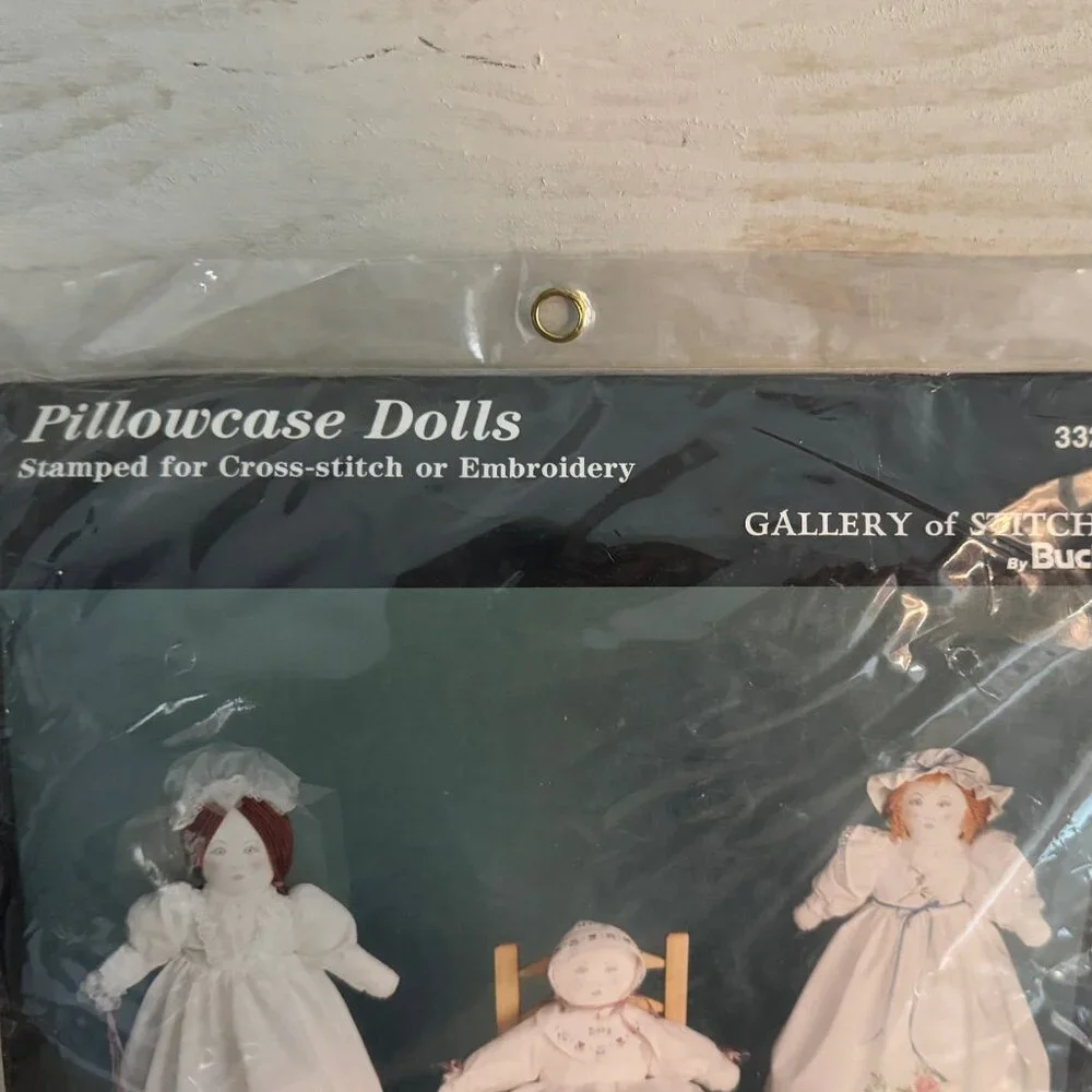 Bucilla Pillowcase Dolls  33212 Gallery 1992 Stitches Bride Christina Jennifer